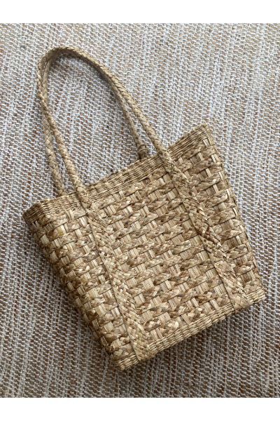 Hamine woven Tote bag - weaved with large straps (Large)